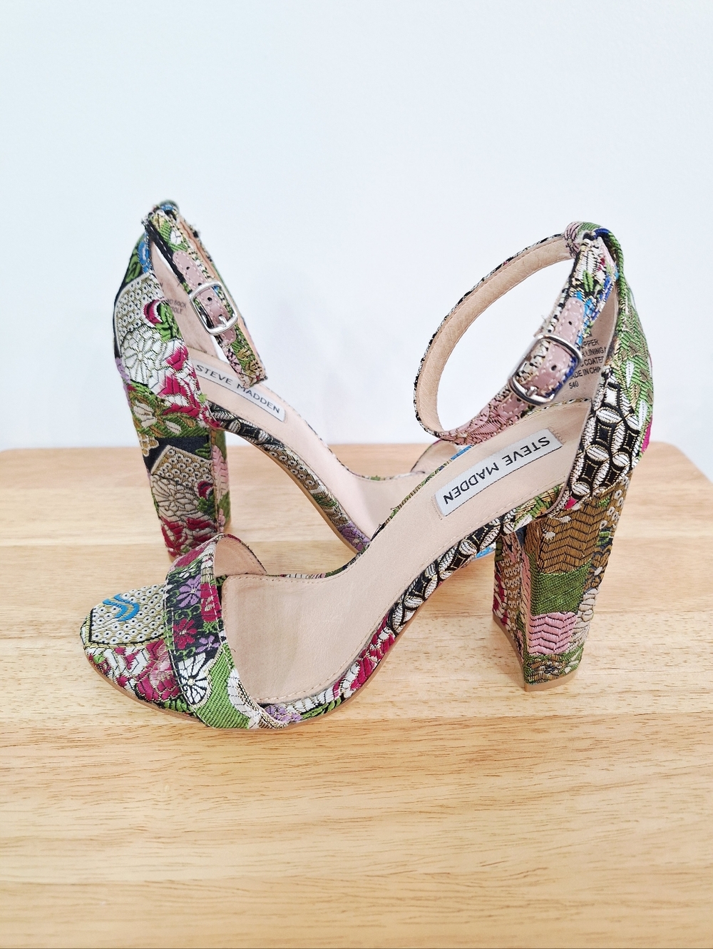 Steve Madden Women's Carrson Block-Heel Sandals - Size 10 - Picture 4 of 6